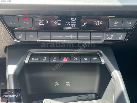 KIRANTA 2025 AUDİ A3 1.5 ADVANCED CAM TAVAN PARLAMENT MAVİ