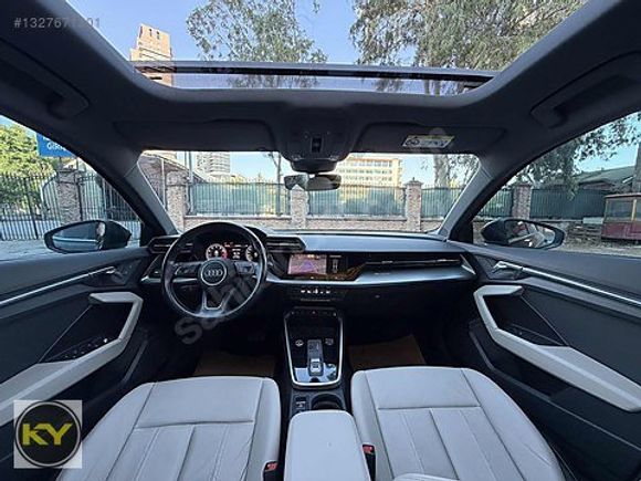 2021 -CAM TAVAN - DEĞİŞENSİZ- 130 BIN KM -AUDİ A3 SEDAN ADVANCED