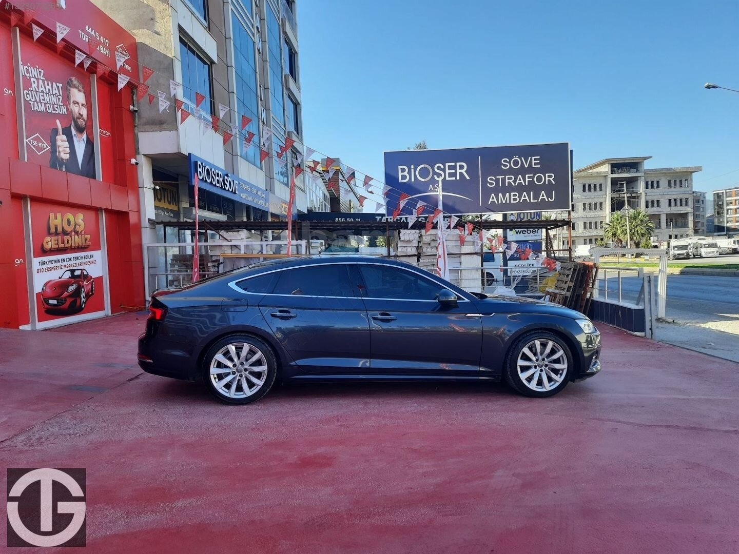 Galeriden Audi A5 Sportback 1.4 TFSI Design 2017 Model İzmir 307.000 km Gri 3