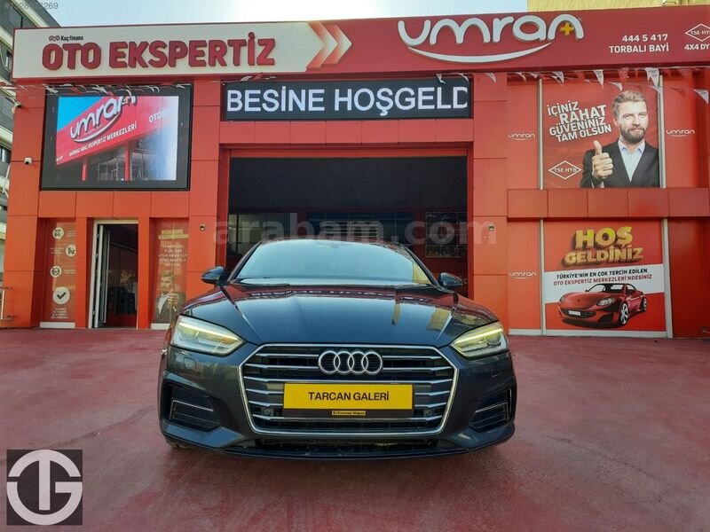 Galeriden Audi A5 Sportback 1.4 TFSI Design 2017 Model İzmir 307.000 km Gri