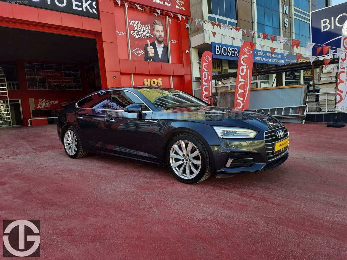 Galeriden Audi A5 Sportback 1.4 TFSI Design 2017 Model İzmir 307.000 km Gri 2