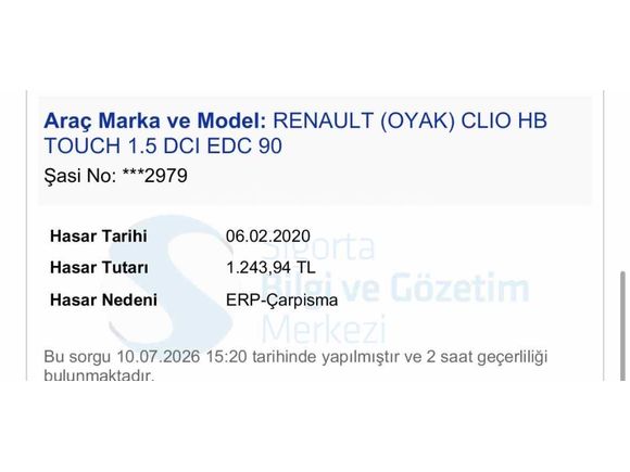 2019 model _RENAULT CLİO_ 1.5DCİ - TOUCH - 90HP + BAKIMLI