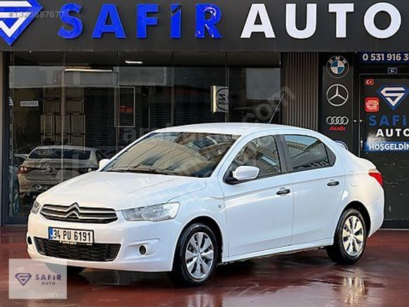 SAFİR AUTO 2016 CİTRÖEN C-ELYSEE 1.6 HDİ ATRACTİON 177 BİN KM..