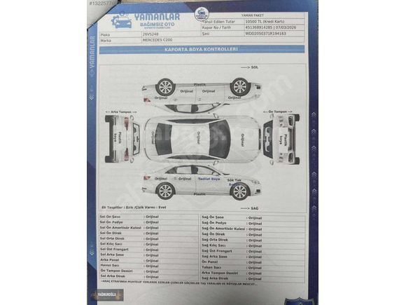 2016 C200d DEĞİŞENSİZ EKSTRALI COMFORT