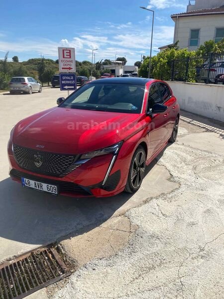 Sahibinden Peugeot e-308 GT 2025 Model Muğla 30.000 km Kırmızı
