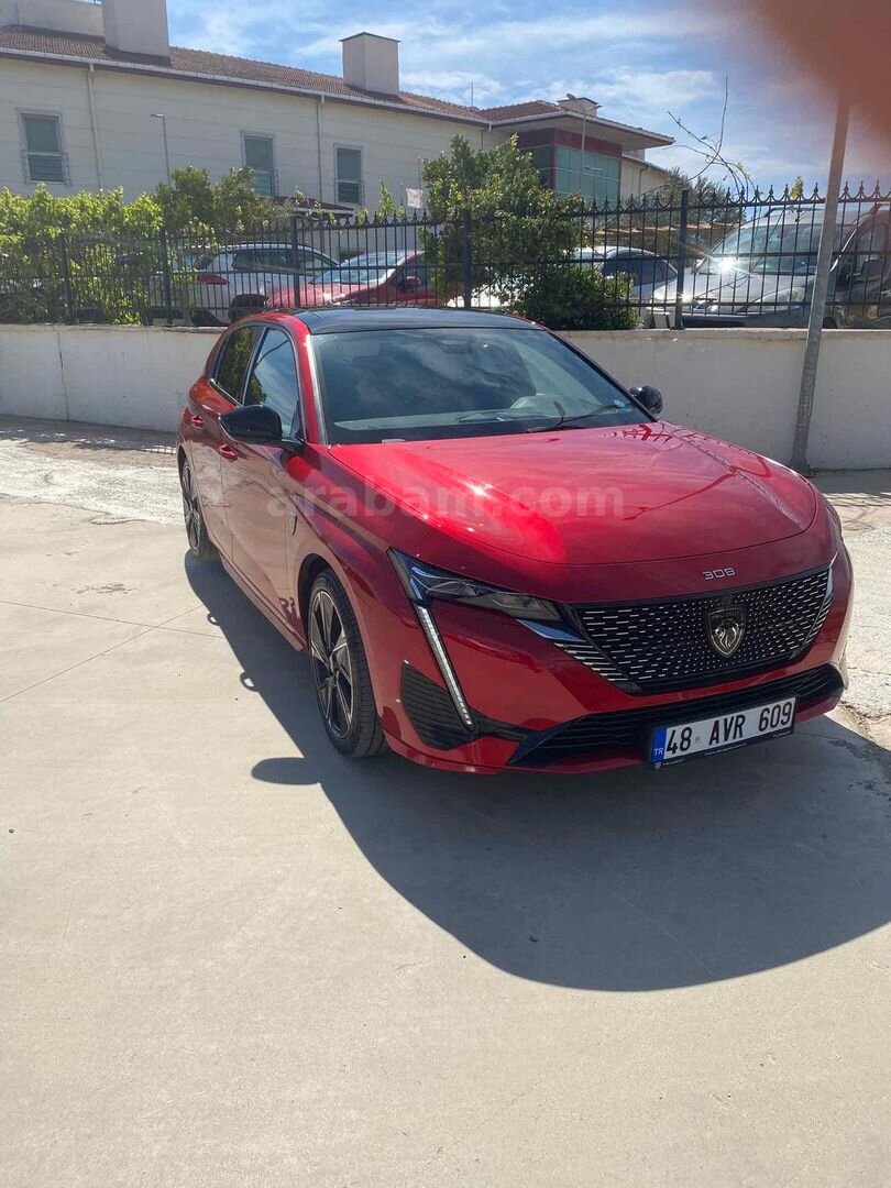 Sahibinden Peugeot e-308 GT 2025 Model Muğla 30.000 km Kırmızı 2