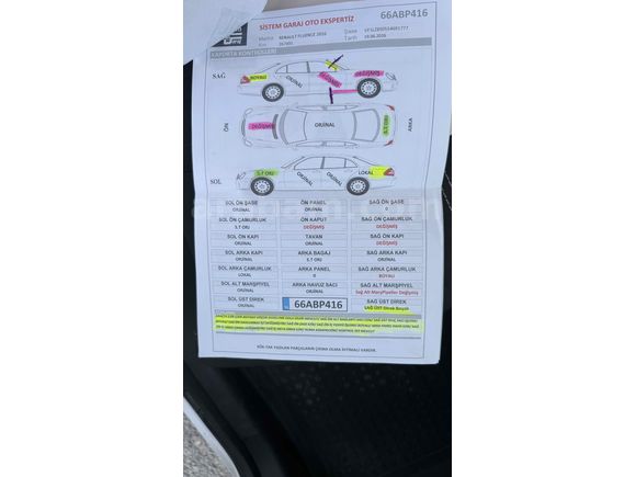 2016 MODEL FULUENCE 1.5 DİZEL 