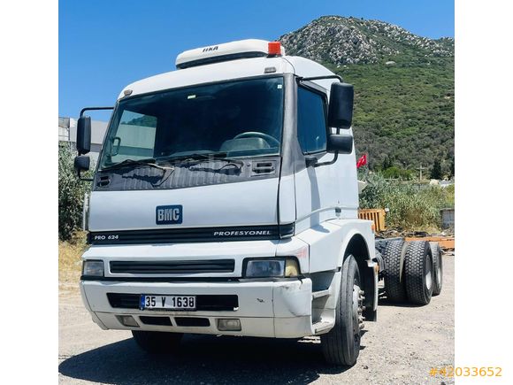 ÖZTÜBEKTEN 2004 MODEL BMC PRO 624 6x2 ŞASİ TAVAN KLİMALI