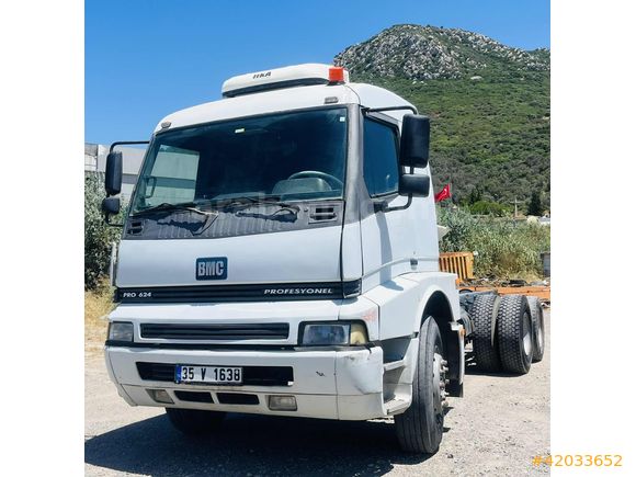 ÖZTÜBEKTEN 2004 MODEL BMC PRO 624 6x2 ŞASİ TAVAN KLİMALI