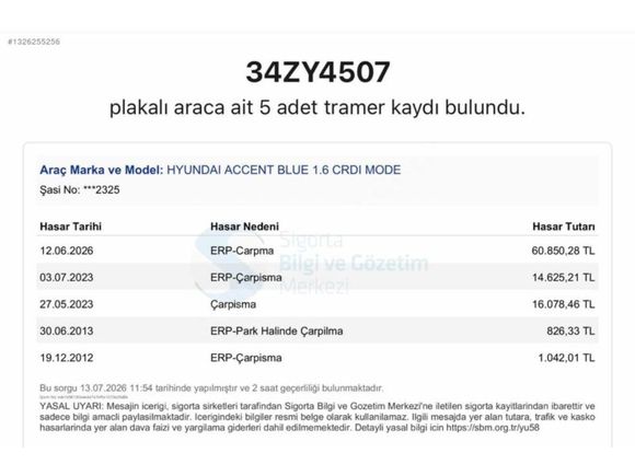 KAYALAR'DAN 2012 HYUNDAİ ACCENT BLUE 1.6 CRDİ MODE