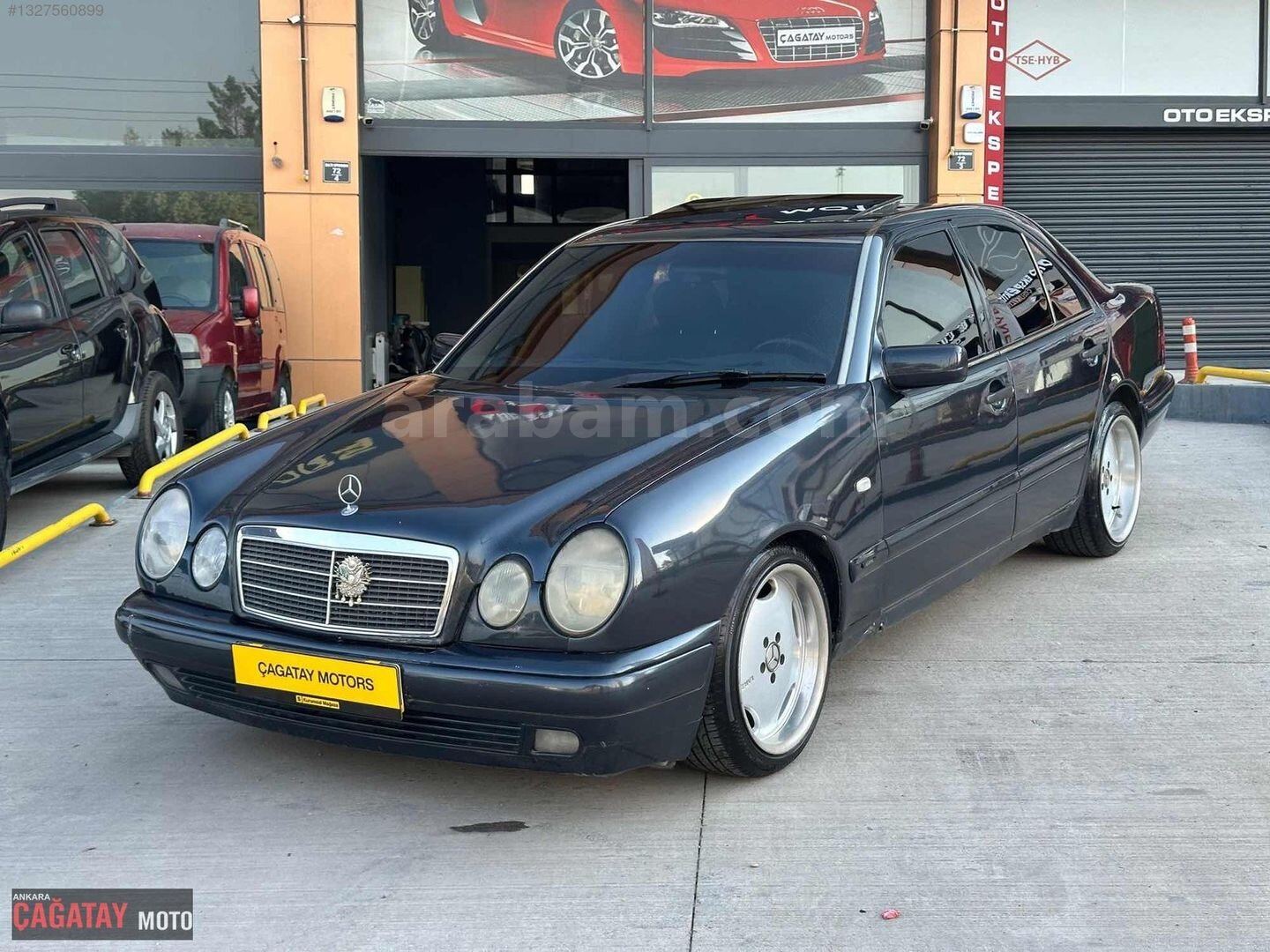 Galeriden Mercedes - Benz E 200 Classic 1997 Model Ankara 420.000 km Yeşil 4