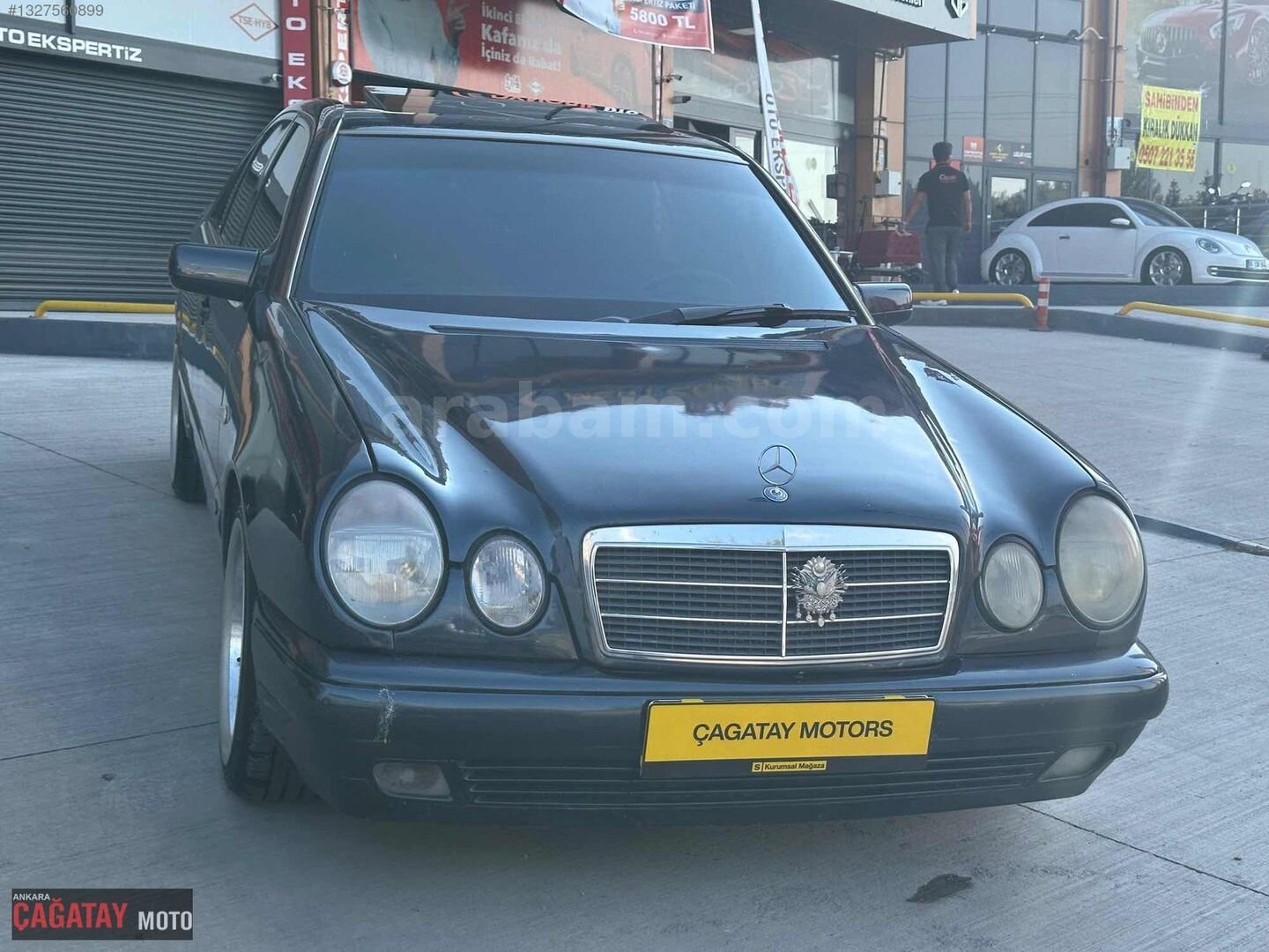 Galeriden Mercedes - Benz E 200 Classic 1997 Model Ankara 420.000 km Yeşil 5