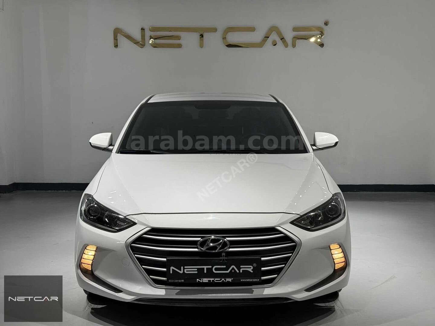 Galeriden Hyundai Elantra 1.6 D-CVVT Style 2017 Model Eskişehir 137.000 km Beyaz 1
