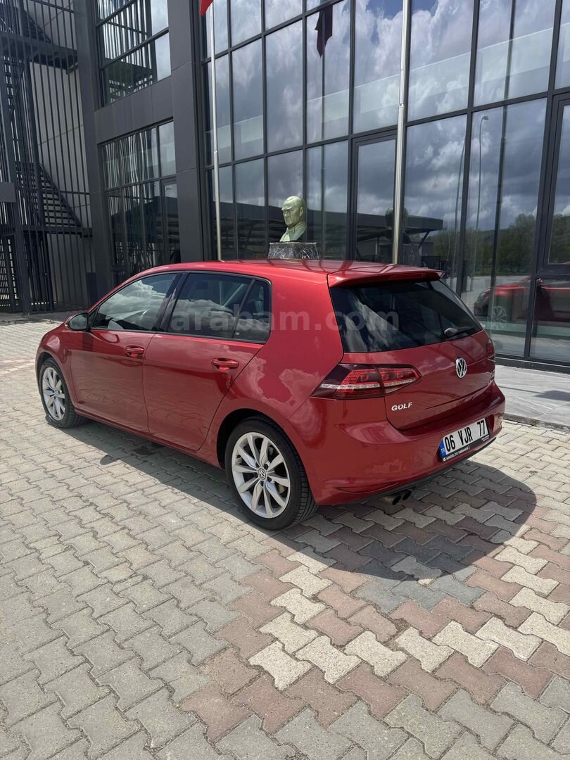 Galeriden Volkswagen Golf 1.4 TSi Highline 2015 Model Kütahya 125.000 km Kırmızı 4