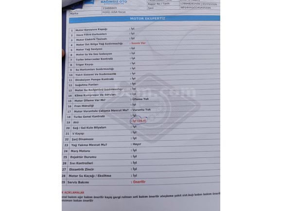 Sahibinden Ford Focus 1.6 Ti-VCT Style 2016 Model