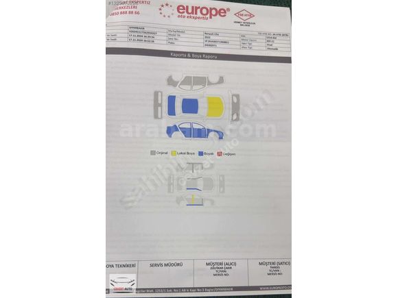 CLİO 1.0 TCE EVOLUTİON X-TRONİC OTOMATİK KAYITLI