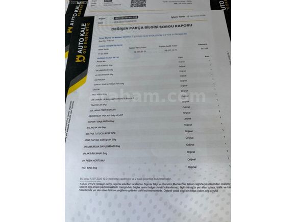 PDS OTOMOTİV 2024 RENAULT CLİO EVOLUTION X-TRONİC