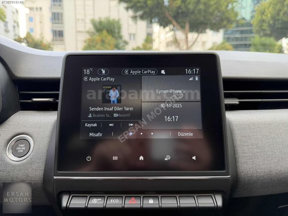 2024 RENAULT CLİO EVOLUTİON OTOMATİK HATASIZ BOYASIZ SERVİS B