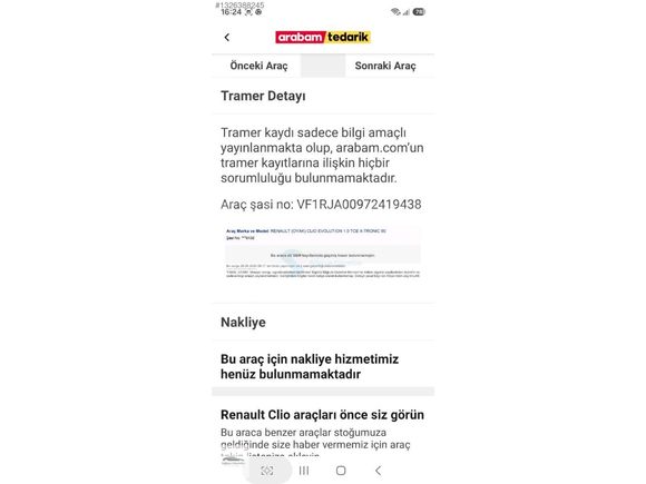2024 MODEL OTOMOTİK VİTES BOYASIZ HATASIZ HASAR KAYITSIZ