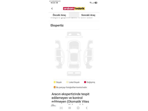 2024 MODEL OTOMOTİK VİTES BOYASIZ HATASIZ HASAR KAYITSIZ