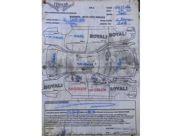 2011 LİNEA TAVAN, KAPUT ORJİNAL, TAKSİ ÇIKMASI DEĞİL, 320BİN