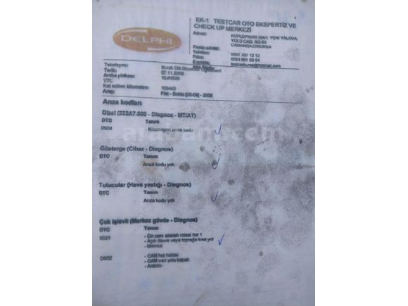 2011 LİNEA TAVAN, KAPUT ORJİNAL, TAKSİ ÇIKMASI DEĞİL, 320BİN
