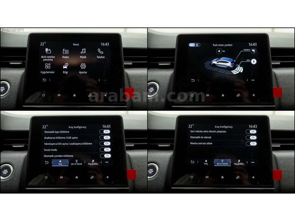 RENAULT/CLİO/OTOMATİK/HATASIZ/BOYASIZ/ Ş.TAKİP/GERİ GÖRÜŞ/GP