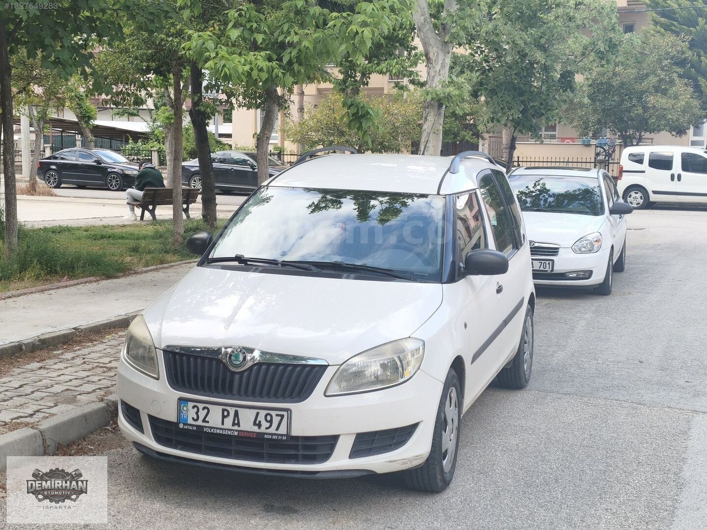 Galeriden Skoda Roomster 1.2 2011 Model Isparta 99.000 km Beyaz 4