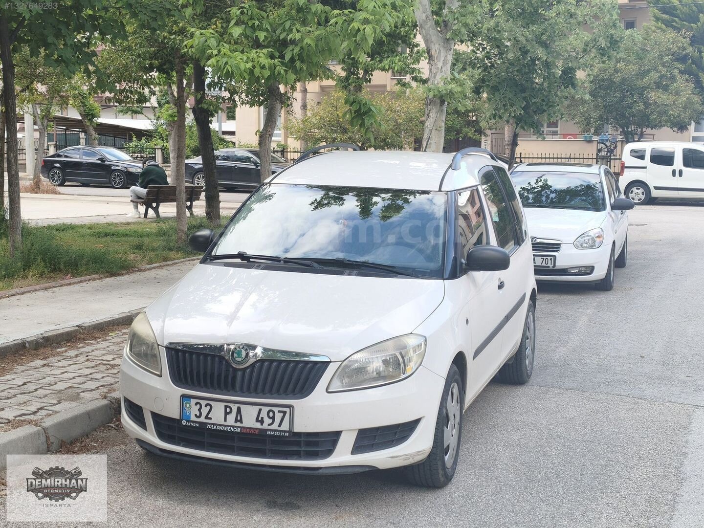 Galeriden Skoda Roomster 1.2 2011 Model Isparta 99.000 km Beyaz 2