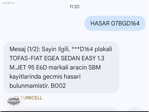 HATASIZ-BOYASIZ-HASAR KAYITSIZ 2023 FİAT EGEA 1.3 EASY