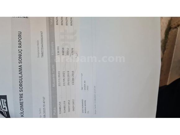 Acil Skoda Otomatik