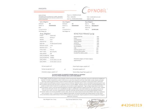 MURAT OTOMOTİV'DEN 2011 CLIO 1.2 EXTREME *BAKIMLI_MASRAFSIZ*
