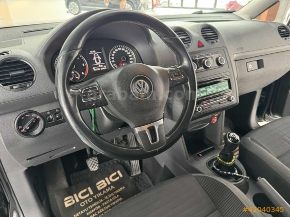 155BİN KM'DE CADDY KLİMALI ÇELİK JANT BOYASIZ