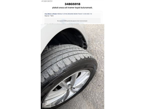 ÖZSAĞLAM'dan 2018 Megane 1.5 DCİ Otomatik Touch 161binde Hatasız
