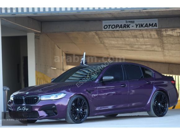 ES-SU GARAGE'DEN 2018 BMW M5 COMPETİTİON CARBON-HEAD UP-ISITMA !
