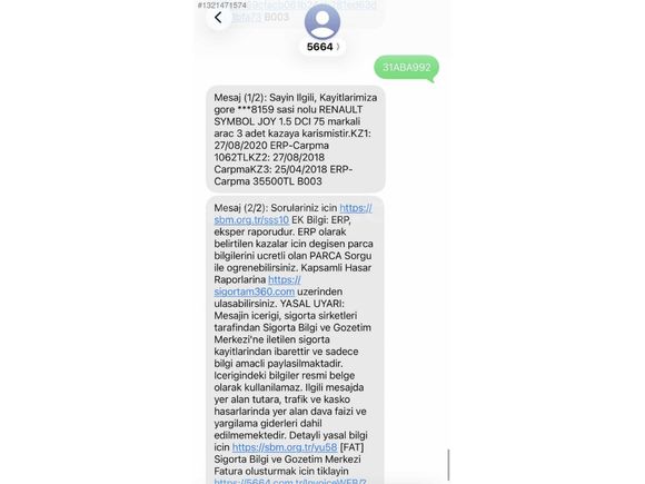 ÜT MOTORS DAN SYMBOL KM 198.000