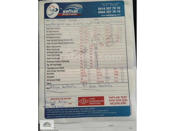 ATLAS AUTO'DAN+PEUGEOT+301+ACTİVE+PAKET