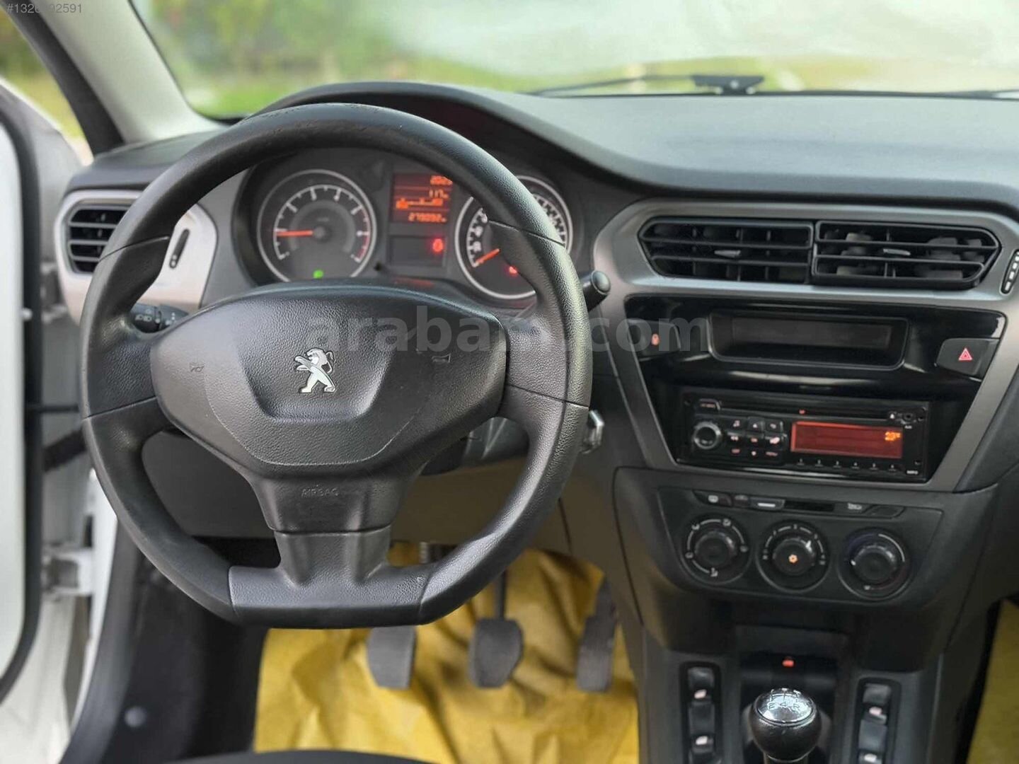 Galeriden Peugeot 301 1.6 HDi Active 2013 Model Antalya 279.000 km Beyaz 3