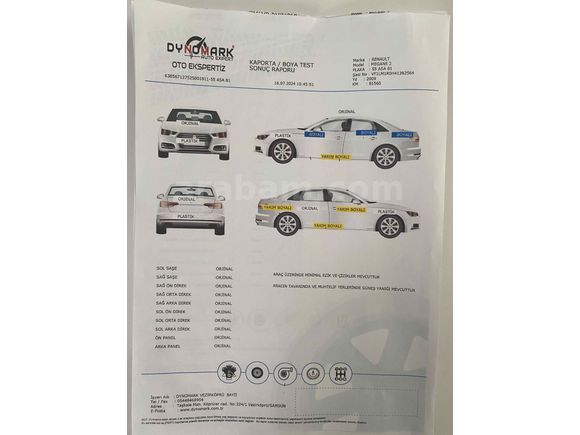 Sahibinden Renault Megane 1.6 Privilege 2009 Model 