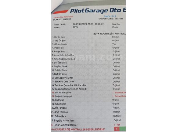 Sahibinden Opel Insignia 1.6 CDTI Cosmo 2015 Model 