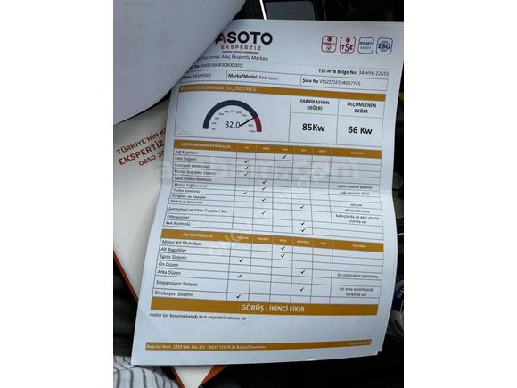 2017 LEON HATASIZ TEMİZLİKTE TAKAS OLUR