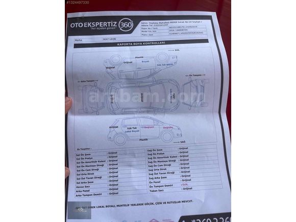 2016 SEAT LEON 1.6 TDI STYLE CAM TAVAN FULL YAPILI