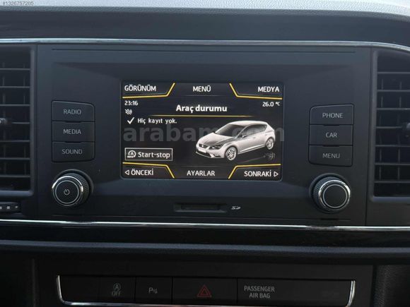 DİYAR MOTORS DAN 2016 SEAT LEON STYLE LED PAKET 1.6 TDI