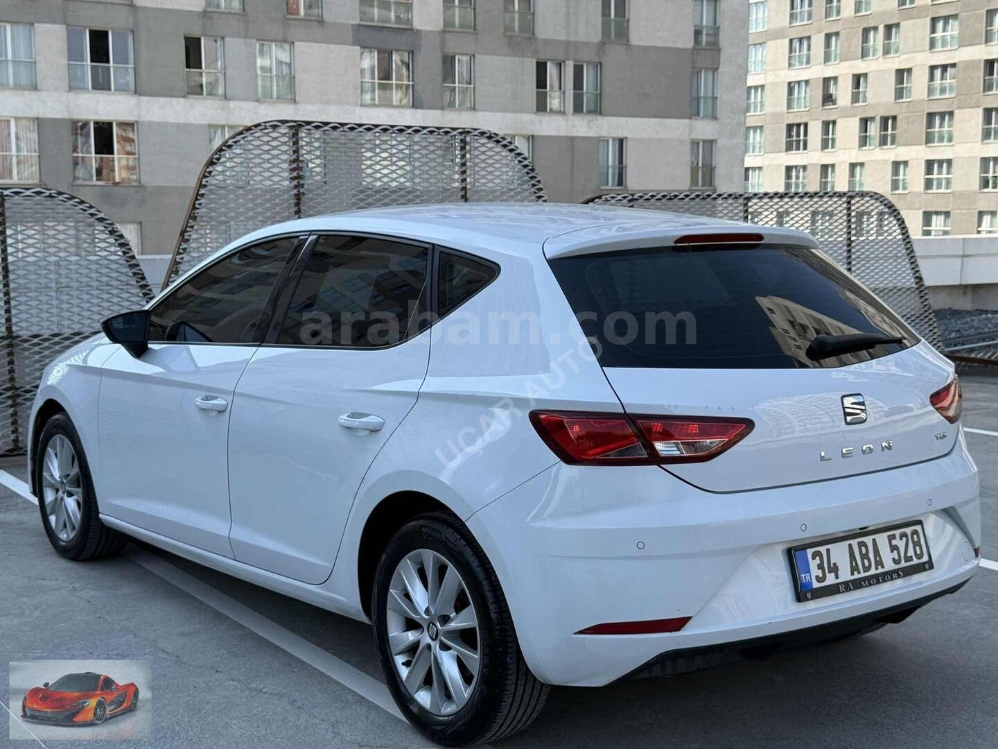 Galeriden Seat Leon 1.6 TDI Style 2017 Model İstanbul 155.000 km Beyaz 6