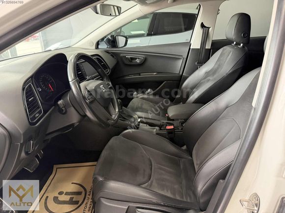 2016 HATASIZ BOYASIZ SEAT LEON 1.6 TDİ DSG CAM TAVANLI