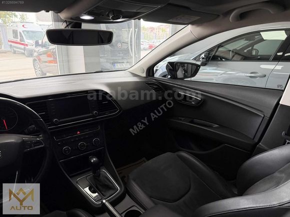2016 HATASIZ BOYASIZ SEAT LEON 1.6 TDİ DSG CAM TAVANLI