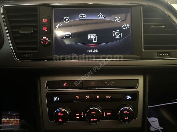 Baron'dan 2017 seat leon 1.6 tdi style dsg cam tavan led boyasız