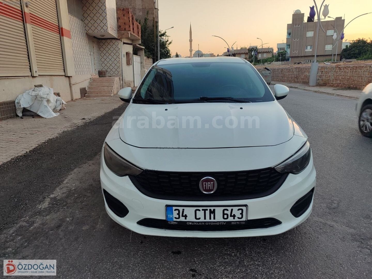 Galeriden Fiat Egea 1.3 Multijet Easy 2020 Model Mardin 180.000 km Beyaz 7