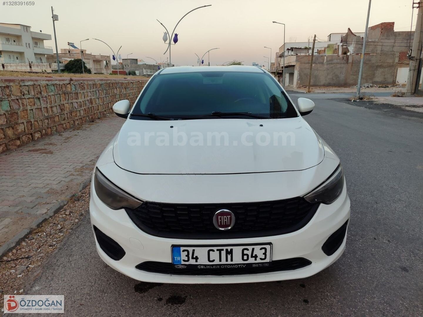 Galeriden Fiat Egea 1.3 Multijet Easy 2020 Model Mardin 180.000 km Beyaz 6