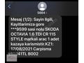 Eskiller'dn 2017 1.6 TDI Style 53.000 Km Octavia Emsalsiz